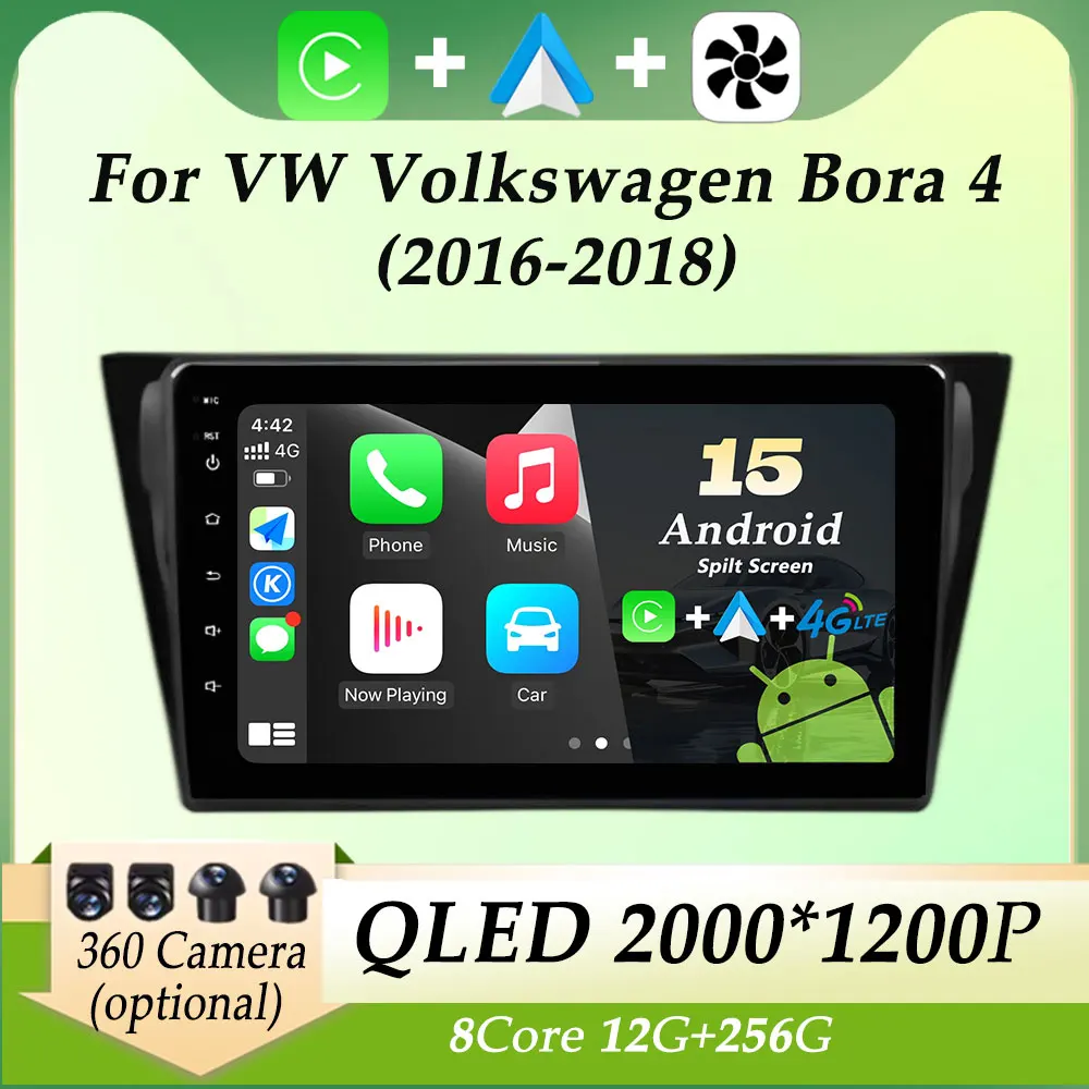 Car Radio Video Audio Multimedia Player for VW Volkswagen Bora 4 2016 - 2018 Autoradio Carplay GPS Navi Split Screen QLED Screen
Car Radio Video Audio Multimedia Player for VW Volkswagen Bora 4 2016 - 2018 Autoradio Carplay GPS Navi Split Screen QLED Screen