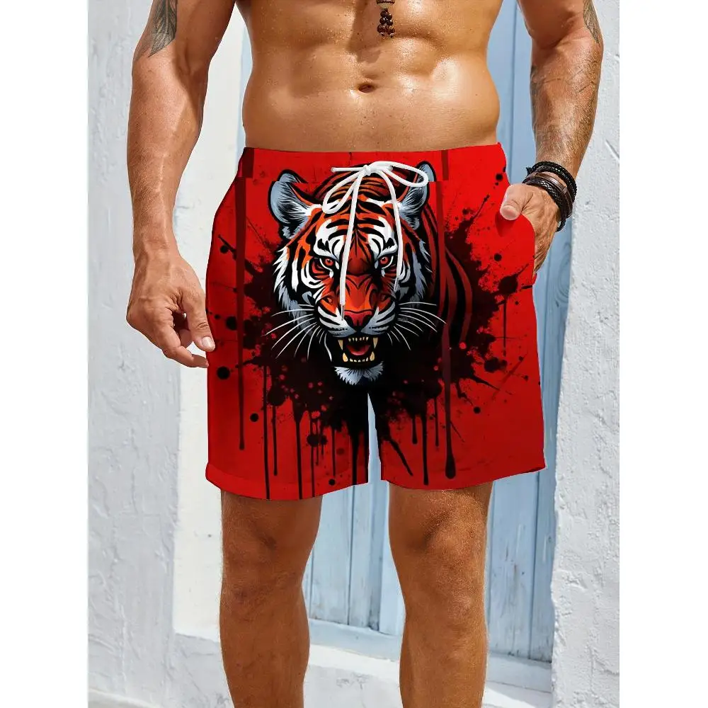 1pcs Men's Short swim trunks2026 Summer 3D Printed Short sleeve Men sweatpants Quick drying Breathable Polyester running
1pcs Men's Short swim trunks2026 Summer 3D Printed Short sleeve Men sweatpants Quick drying Breathable Polyester running