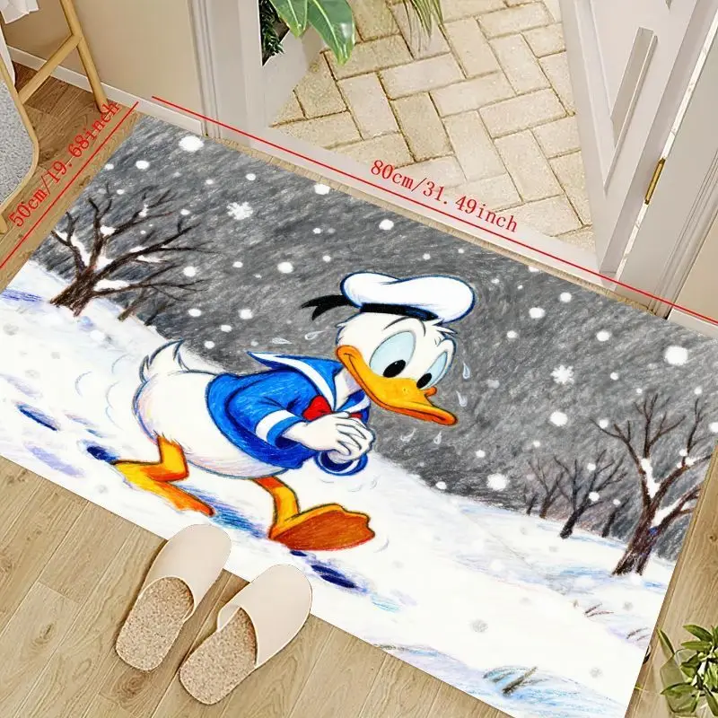 1 шт. Disney Donald Duck, зимний коврик со снежной сцены, нескользящий впитывающий мультяшный коврик для гостиной, спальни, прихожей, детской комнаты Ho
1 шт. Disney Donald Duck, зимний коврик со снежной сцены, нескользящий впитывающий мультяшный коврик для гостиной, спальни, прихожей, детской комнаты Ho