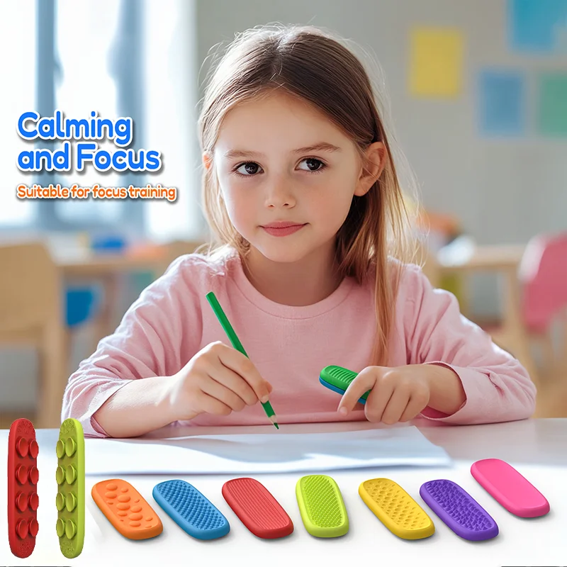 Silicone Sensory Strip Fidget Toys Kids Autism Decompression Calming Fidgeting Toy Adults Stress Desk Anxiety Relief Sensory Toy
Silicone Sensory Strip Fidget Toys Kids Autism Decompression Calming Fidgeting Toy Adults Stress Desk Anxiety Relief Sensory Toy