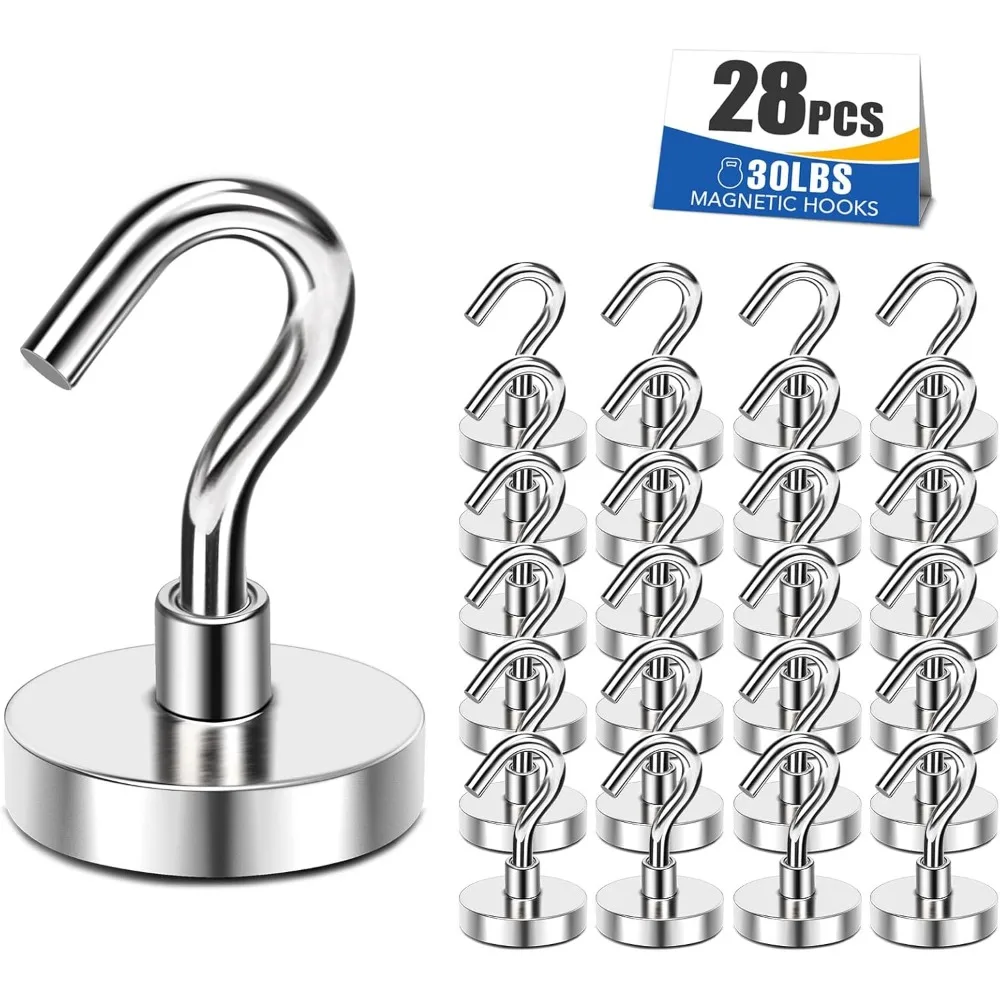 crochets magnétiques 30LB, aimants néptunie N52 pour suspendre lourd, à la cuisine, salle de classe, au travail - 28 pièces
crochets magnétiques 30LB, aimants néptunie N52 pour suspendre lourd, à la cuisine, salle de classe, au travail - 28 pièces