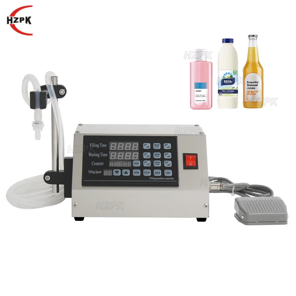 HZPK Food Grade Electric Pump 50ml Bottle Filling Machine Small Liquid Bottle Semi Automatic
HZPK Food Grade Electric Pump 50ml Bottle Filling Machine Small Liquid Bottle Semi Automatic
