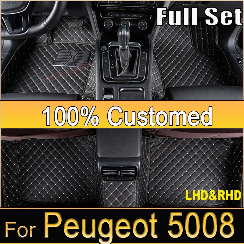 Автомобильные коврики для Peugeot 5008 P87 2017 ~ 2023, роскошный кожаный коврик на 7 сидений, автомобильные коврики, универсальные водонепроницаемые автомобильные аксессуары Cocho
Автомобильные коврики для Peugeot 5008 P87 2017 ~ 2023, роскошный кожаный коврик на 7 сидений, автомобильные коврики, универсальные водонепроницаемые автомобильные аксессуары Cocho