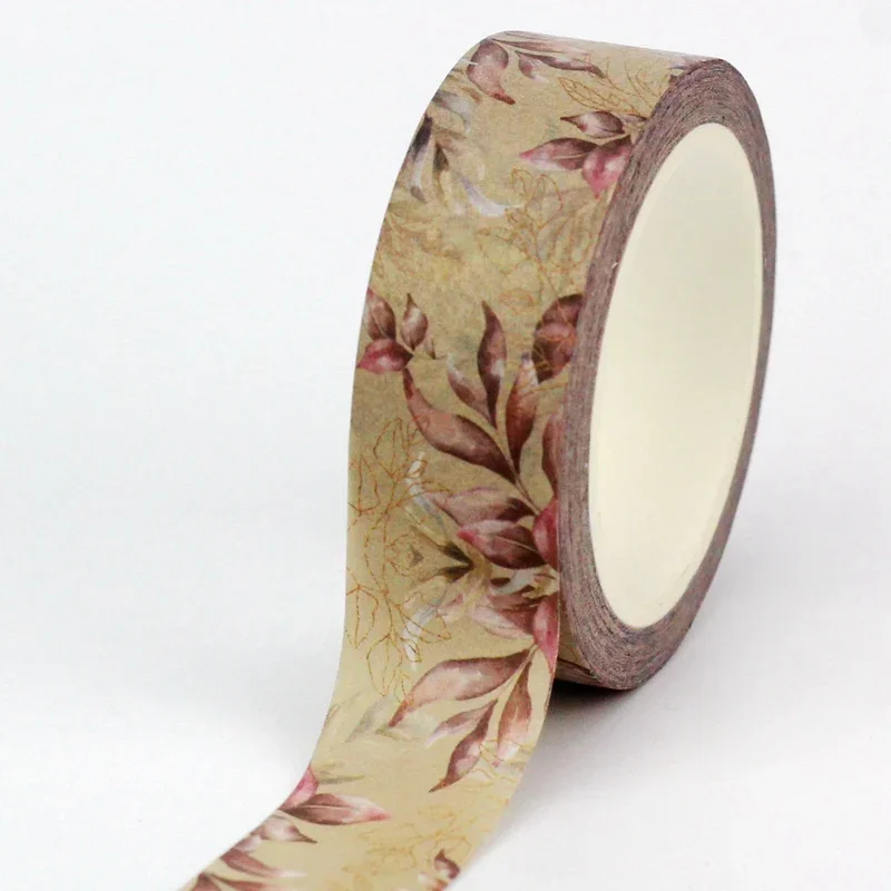 1PC. 10M Decor Vintage Brown Leaves on Kraft Washi Tape for Diary Gift Wrapping Adhesive Masking Tape Cute Journal Stationery
1PC. 10M Decor Vintage Brown Leaves on Kraft Washi Tape for Diary Gift Wrapping Adhesive Masking Tape Cute Journal Stationery