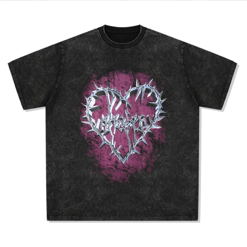 Oversized Tees Shirts Hip Hop Tops Chain Heart Print Streetwear Fashion Harajuku Casual CottonPunk Rock Gothic Tshirts
Oversized Tees Shirts Hip Hop Tops Chain Heart Print Streetwear Fashion Harajuku Casual CottonPunk Rock Gothic Tshirts
