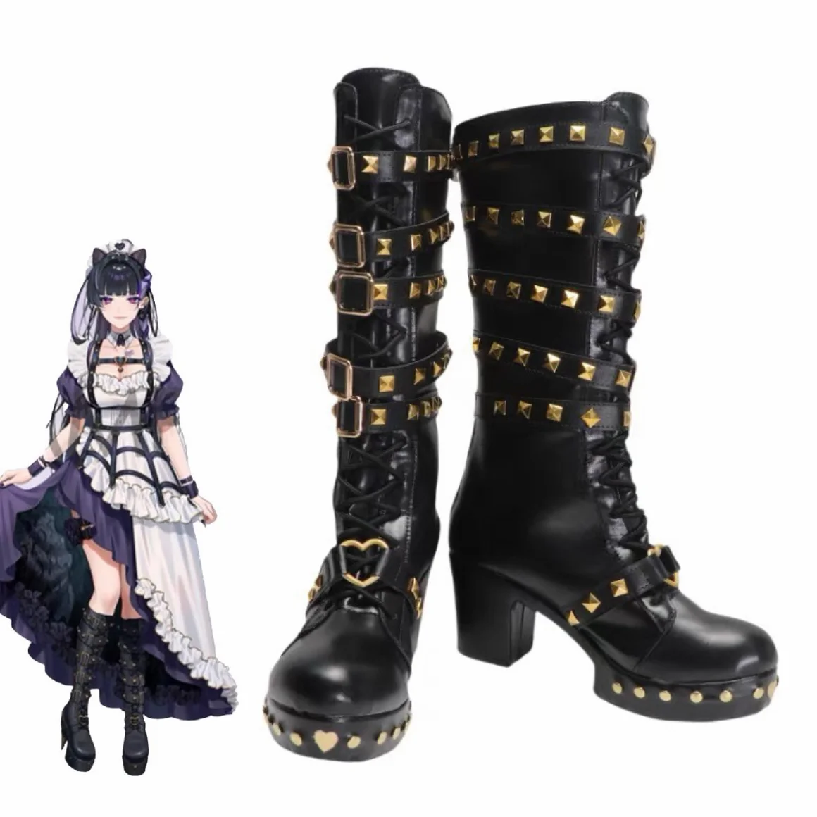 Meloco Kyoran New Cat Maid Cosplay Shoes Nijisanji EN Melo Boots Halloween Xmas
Meloco Kyoran New Cat Maid Cosplay Shoes Nijisanji EN Melo Boots Halloween Xmas