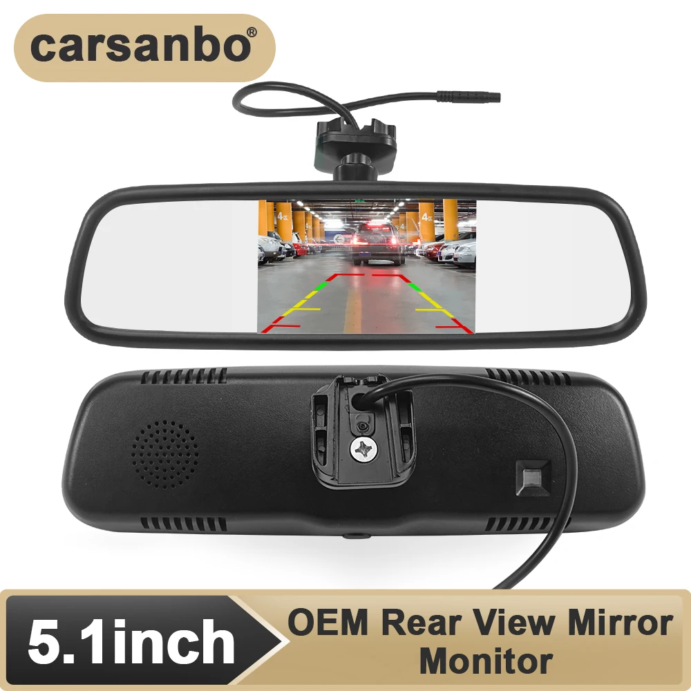 Carsanbo Car 5.1Inch Mirror Screen Rear View Mirror AHD Screen OEM Input Monitor Reversing Backup Camera For Subaru Forester XV
Carsanbo Car 5.1Inch Mirror Screen Rear View Mirror AHD Screen OEM Input Monitor Reversing Backup Camera For Subaru Forester XV