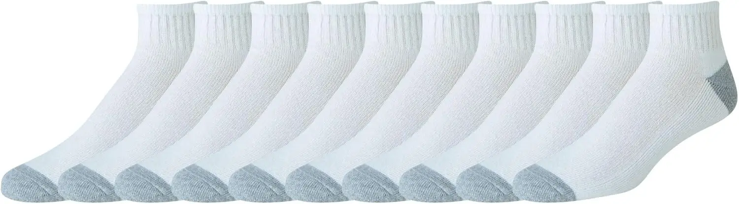 Men's Cotton Ankle Socks, Cushioned, Moisture-Wicking, 10-Pack
Men's Cotton Ankle Socks, Cushioned, Moisture-Wicking, 10-Pack