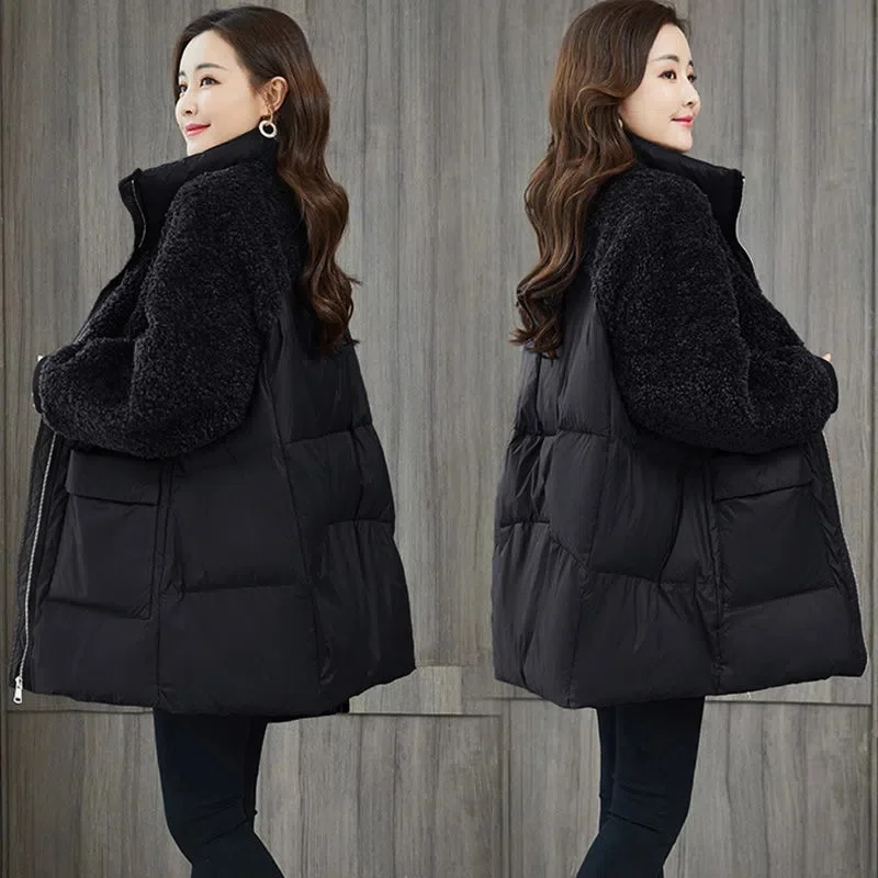 Mid-Length Cotton Clothes Winter Women 2023 Winter New Middle-Aged Mother's Cotton Clothes Loose Casual Warm Cotton Jacket Tide
Mid-Length Cotton Clothes Winter Women 2023 Winter New Middle-Aged Mother's Cotton Clothes Loose Casual Warm Cotton Jacket Tide