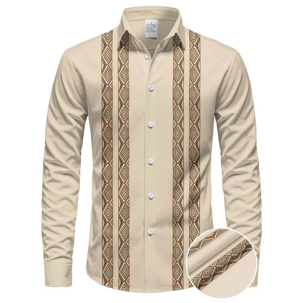 Men's Retro Geometric Print Long-Sleeve Shirt Men's Shirt 3D Long Sleeve Casual Shirt Men's Fashion Casual Collar Button Shirt
Men's Retro Geometric Print Long-Sleeve Shirt Men's Shirt 3D Long Sleeve Casual Shirt Men's Fashion Casual Collar Button Shirt