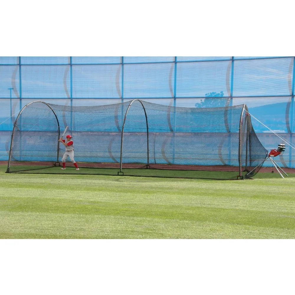 24' Baseball & Softball Batting Cage Net & Frame (Machine NOT Included) - Durable Fiberglass Frame and Polyester Netting
24' Baseball & Softball Batting Cage Net & Frame (Machine NOT Included) - Durable Fiberglass Frame and Polyester Netting