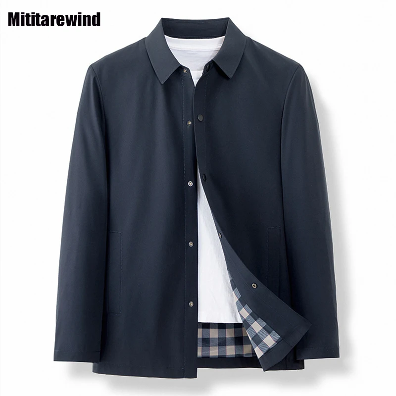 Spring Autumn Simple Coat for Men Business Casual Workwear Jacket Lapel Solid Single-breasted Jacket Korean Fashion Men Clothing
Spring Autumn Simple Coat for Men Business Casual Workwear Jacket Lapel Solid Single-breasted Jacket Korean Fashion Men Clothing