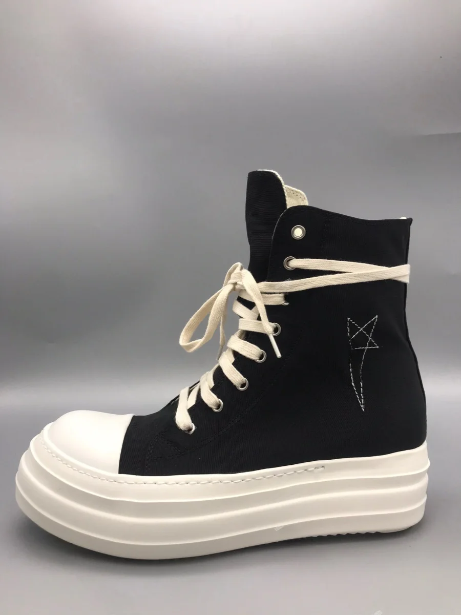 Dark Style Thick Bottom Platform High Top Shoes Unisex Fashionable Cotton Lined Slip-On round Toe Zipper Closure All Season
Dark Style Thick Bottom Platform High Top Shoes Unisex Fashionable Cotton Lined Slip-On round Toe Zipper Closure All Season
