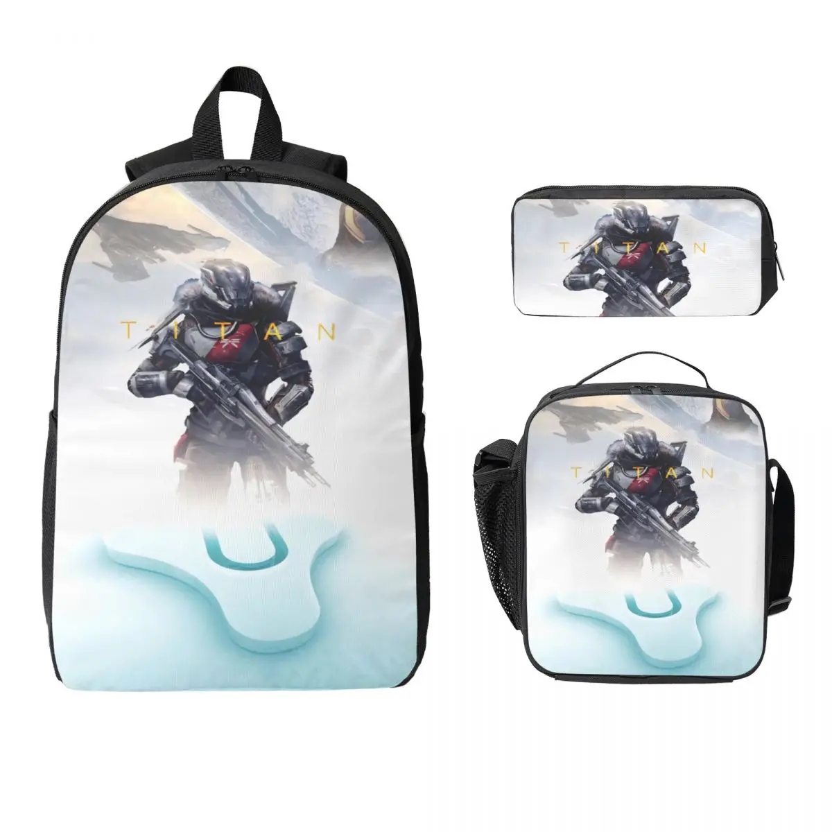 Destiny 2 Games Kids Backpack Lunch Box Pen Bags for Boys Girls Kindergarten Backpacks Kawaii Schoolbag Bookbag Set
Destiny 2 Games Kids Backpack Lunch Box Pen Bags for Boys Girls Kindergarten Backpacks Kawaii Schoolbag Bookbag Set