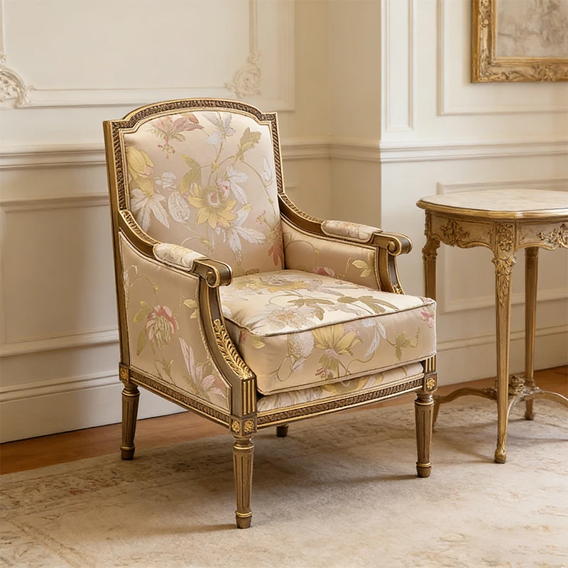 !@Carefully Selected Quality Materials Classical French Style Designs Luxury Nordic Solid Wooden Armchair for Mansion
!@Carefully Selected Quality Materials Classical French Style Designs Luxury Nordic Solid Wooden Armchair for Mansion