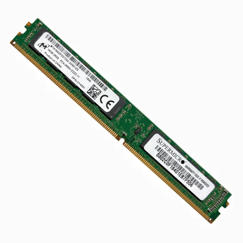 Оперативная память Micron DDR4 ECC 16 ГБ 2666 МГц Серверная память 16 ГБ 2RX8 PC4-2666V-EZZ-11 Серверная компьютерная память ECC 1,2 В
Оперативная память Micron DDR4 ECC 16 ГБ 2666 МГц Серверная память 16 ГБ 2RX8 PC4-2666V-EZZ-11 Серверная компьютерная память ECC 1,2 В