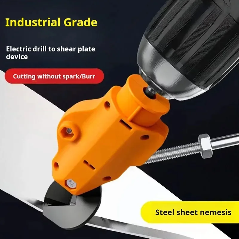 Industrial-grade Metal Scissors Electric Drill Re-equip Iron Sheet Cropping Tool Sheet Metal Cutting Tool
Industrial-grade Metal Scissors Electric Drill Re-equip Iron Sheet Cropping Tool Sheet Metal Cutting Tool