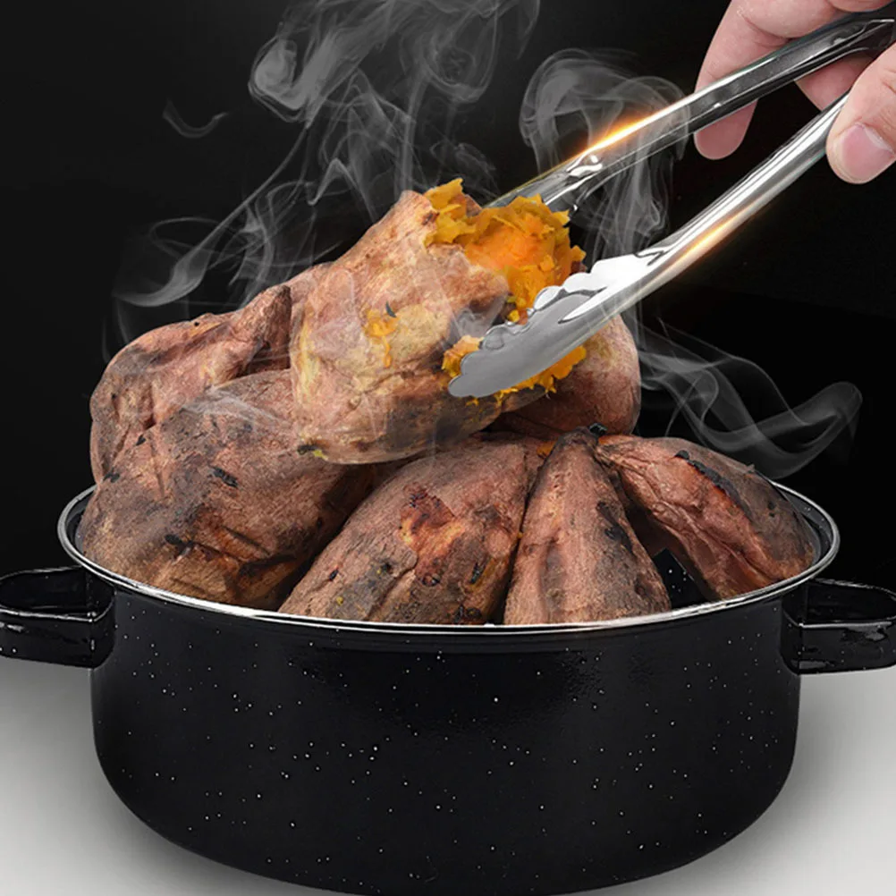 Sweet Potato Pot Household Roasting Pan Double Handle High Temperature Resistant Iron Roaster For Corn Chicken Wing
Sweet Potato Pot Household Roasting Pan Double Handle High Temperature Resistant Iron Roaster For Corn Chicken Wing