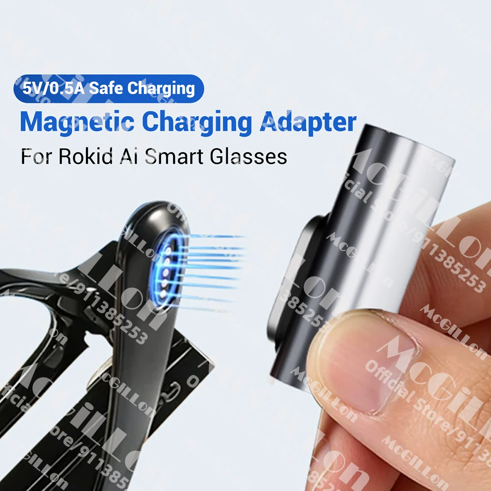 Charger Cable for Rokid Glasses AI Glasses Charger, Magnetic Replacement USB Charging Cable for rokid Smart Glasses Accessories
Charger Cable for Rokid Glasses AI Glasses Charger, Magnetic Replacement USB Charging Cable for rokid Smart Glasses Accessories