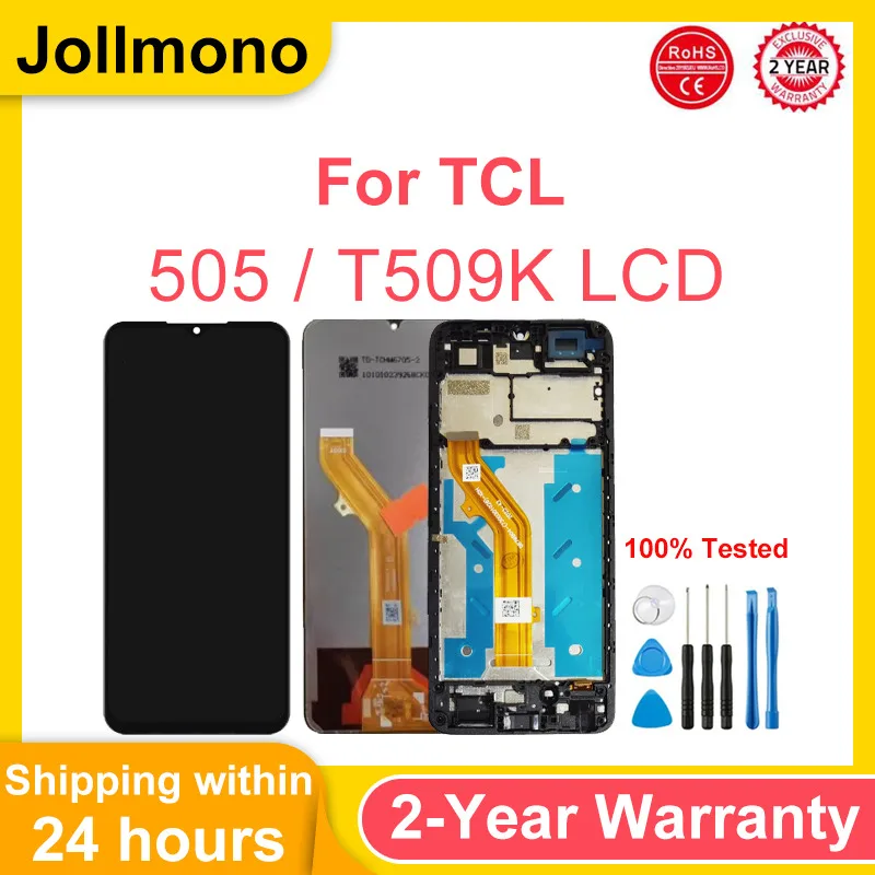 6.75" For TCL 505 T509K LCD Original TCL505 Display With Frame Touch Screen Panel Digitizer Replacement Parts
6.75" For TCL 505 T509K LCD Original TCL505 Display With Frame Touch Screen Panel Digitizer Replacement Parts