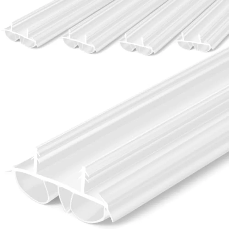 Pcs 36" Door Sweep -3/" Wide Vinyl Weatherstrip Seal for Exterior Doors, Energy Efficient Draft Stopper, Easy in Installati, Bl
Pcs 36" Door Sweep -3/" Wide Vinyl Weatherstrip Seal for Exterior Doors, Energy Efficient Draft Stopper, Easy in Installati, Bl