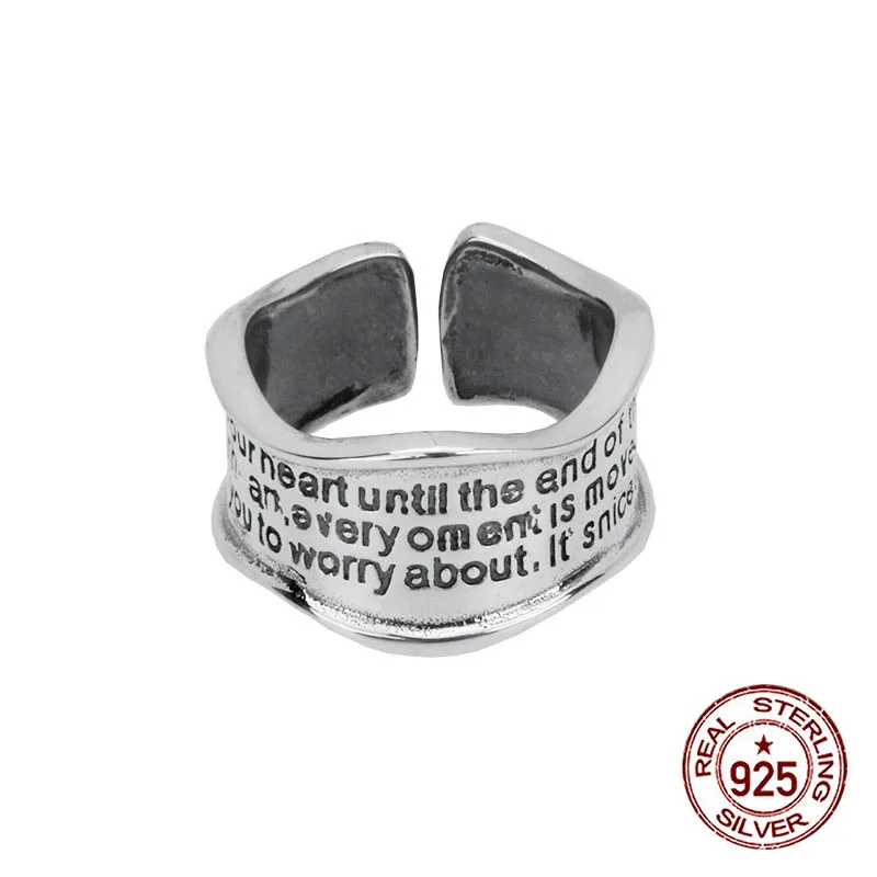 S925 sterling silver ring with irregular concave letter opening Design for Light Luxury Fashion personality
S925 sterling silver ring with irregular concave letter opening Design for Light Luxury Fashion personality