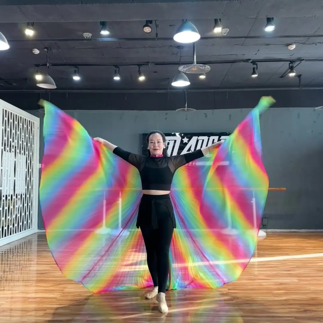 Шифоновые крылья для танца живота, аксессуары для танца живота, крылья Исиды, палочки, Болливуд, восточный египетский костюм для взрослых женщин
Шифоновые крылья для танца живота, аксессуары для танца живота, крылья Исиды, палочки, Болливуд, восточный египетский костюм для взрослых женщин