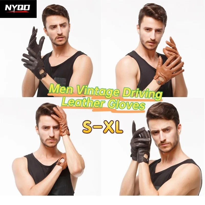 Men's Genuine Leather Deerskin Sheepskin Motorcycle Summer Breathable Street Dance Sports Riding Gloves
Men's Genuine Leather Deerskin Sheepskin Motorcycle Summer Breathable Street Dance Sports Riding Gloves