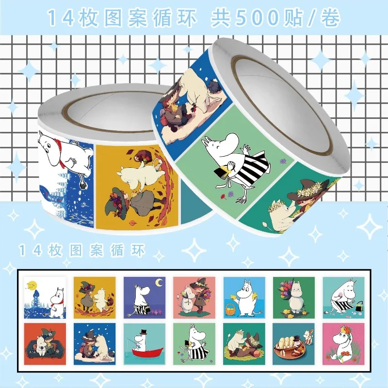 Hot Kawaii Anime Moomin Series 500PCS Sticker Cute Cartoon Character Creativity HD Printing DIY Phone Case Graffiti Sticker
Hot Kawaii Anime Moomin Series 500PCS Sticker Cute Cartoon Character Creativity HD Printing DIY Phone Case Graffiti Sticker