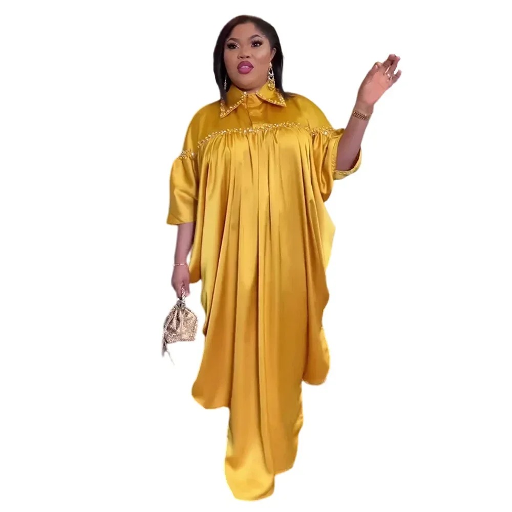 2024 African Dresses for Women Elegant Polyester New Muslim Fashion Abayas Dashiki Robe Kaftan Long Maxi Dress Gowns Outfits
2024 African Dresses for Women Elegant Polyester New Muslim Fashion Abayas Dashiki Robe Kaftan Long Maxi Dress Gowns Outfits