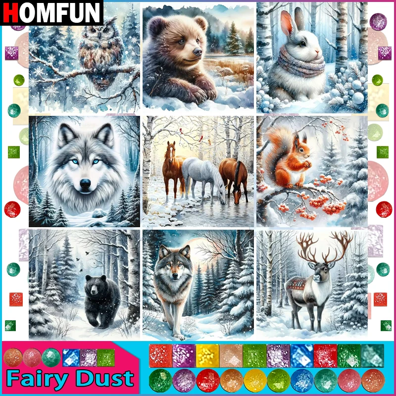HOMFUN сказочная пыль полная дрель алмазная живопись "животное медведь кролик волк" DIY картина горный хрусталь 5D Алмазная вышивка Декор
HOMFUN сказочная пыль полная дрель алмазная живопись "животное медведь кролик волк" DIY картина горный хрусталь 5D Алмазная вышивка Декор