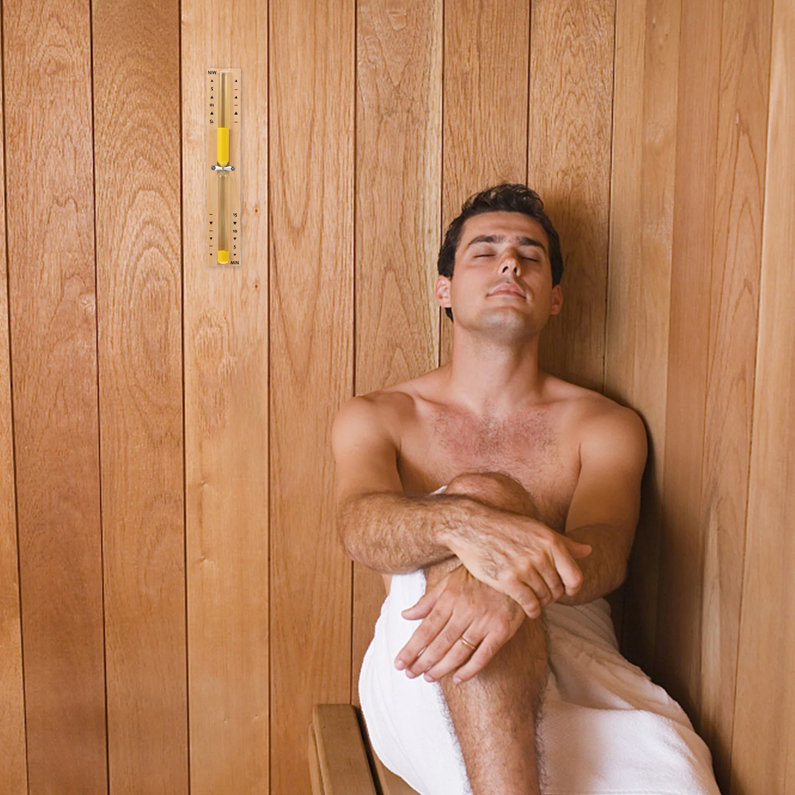 15 Minutes Wall-Mounted Sand Hour Timer Natural Wood Frame Sauna Hourglass with Clear Contrast for Easy Reading in Spa Or Garden
15 Minutes Wall-Mounted Sand Hour Timer Natural Wood Frame Sauna Hourglass with Clear Contrast for Easy Reading in Spa Or Garden