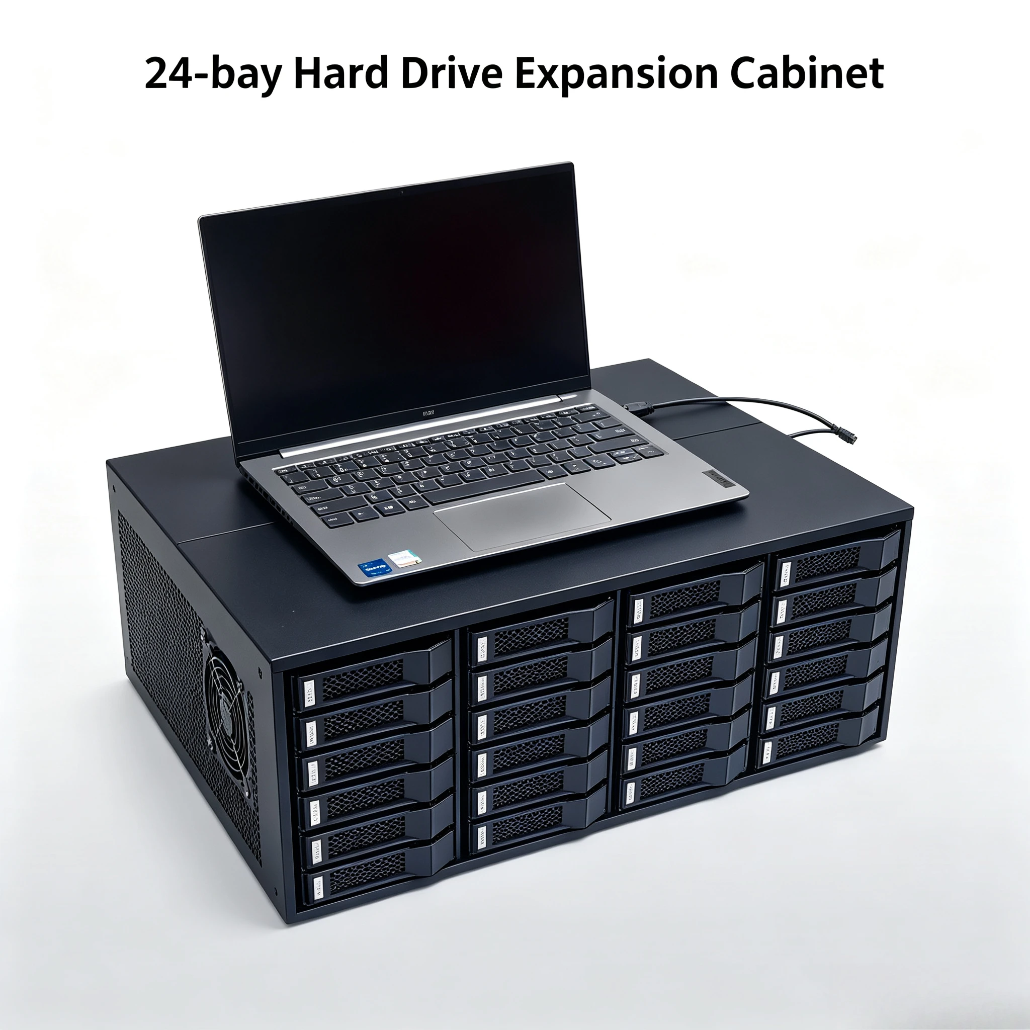 M424 24-Bay High Speed Metal NAS Expansion Cabinet, USB4 Interface 22G Storage Chassis with Built-in Power Supply Stable
M424 24-Bay High Speed Metal NAS Expansion Cabinet, USB4 Interface 22G Storage Chassis with Built-in Power Supply Stable