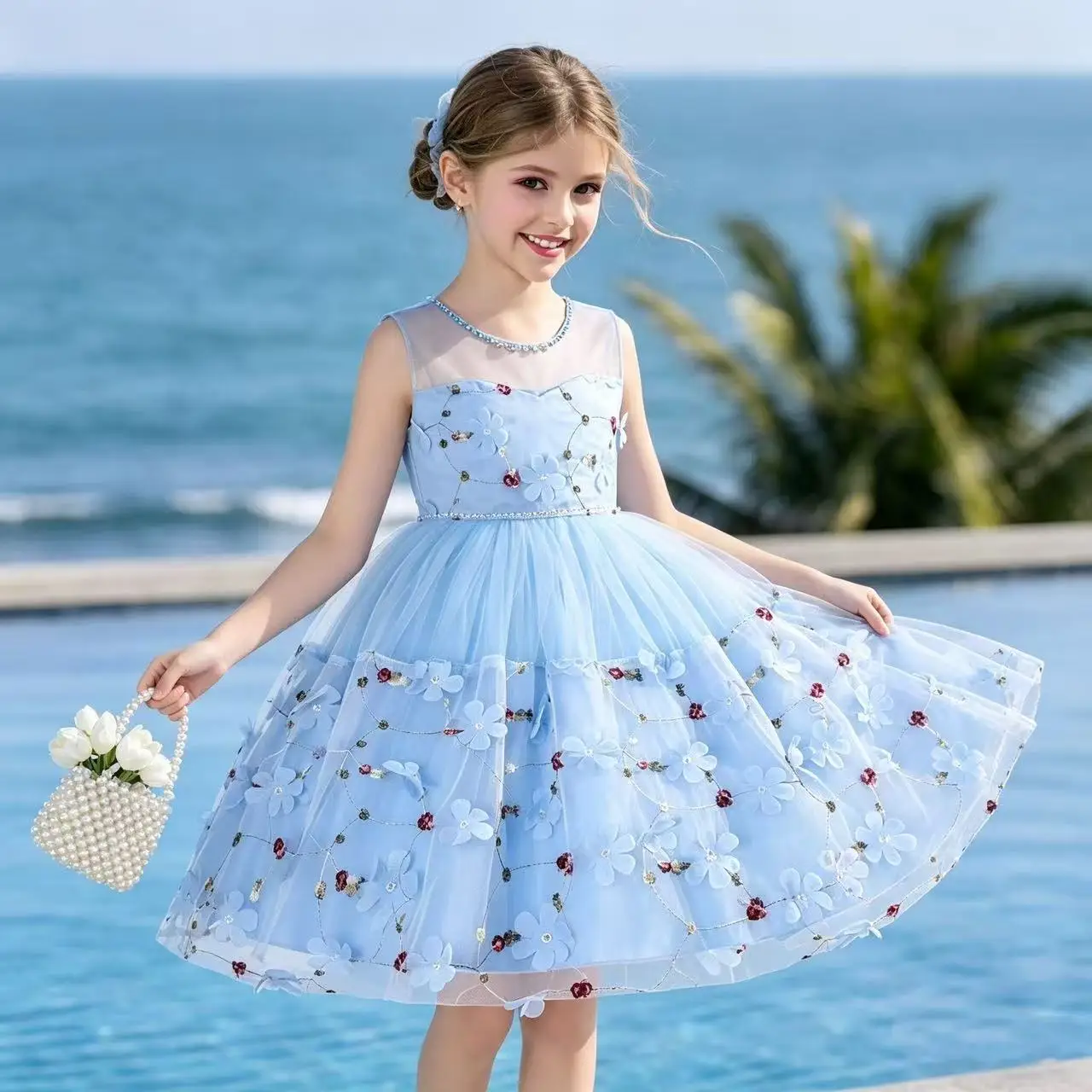 2026 New Girls Flower Girl Puffy Princess Dress Kids Formal Gown for Catwalk Piano Stage Performance for 110-170cm
2026 New Girls Flower Girl Puffy Princess Dress Kids Formal Gown for Catwalk Piano Stage Performance for 110-170cm
