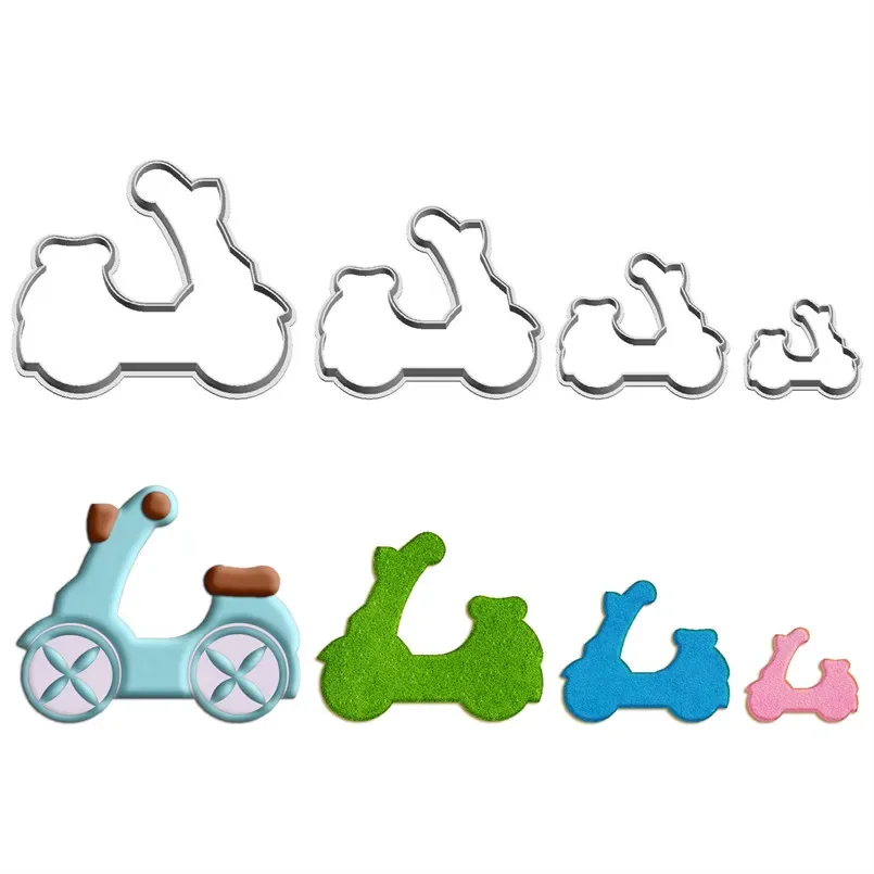 Four Specification Cartoon Transportation Tool,Electric Bicycle,Plastic Molds,Cake Fondant Tools,Cookie Sushi and Fruits Cutters
Four Specification Cartoon Transportation Tool,Electric Bicycle,Plastic Molds,Cake Fondant Tools,Cookie Sushi and Fruits Cutters