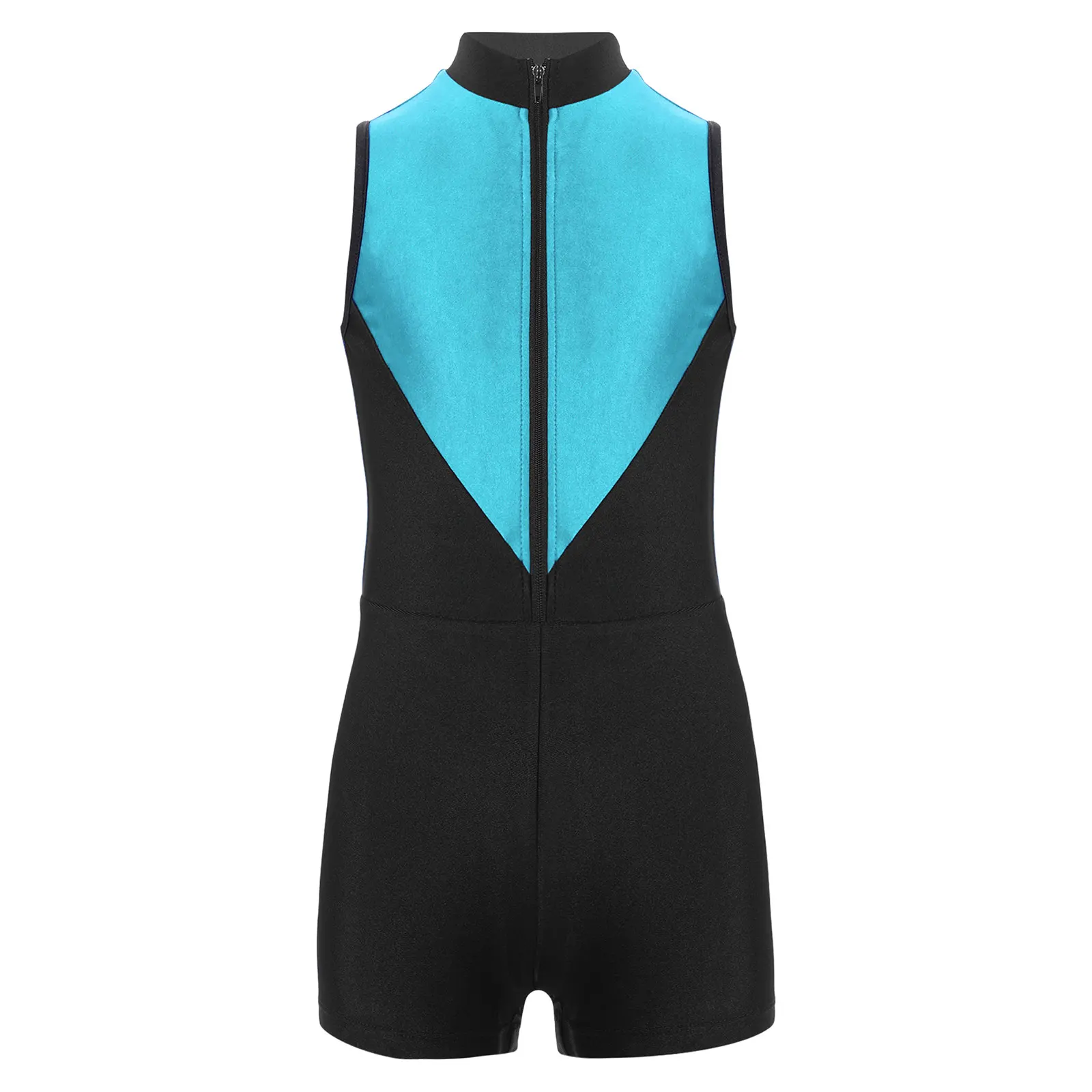 Boys Gymnastics Swimsuit Diving Surfing Leotard Zipper Stand Collar Sleeveless Jumpsuit for Training Competition Sport Outfits 
Boys Gymnastics Swimsuit Diving Surfing Leotard Zipper Stand Collar Sleeveless Jumpsuit for Training Competition Sport Outfits