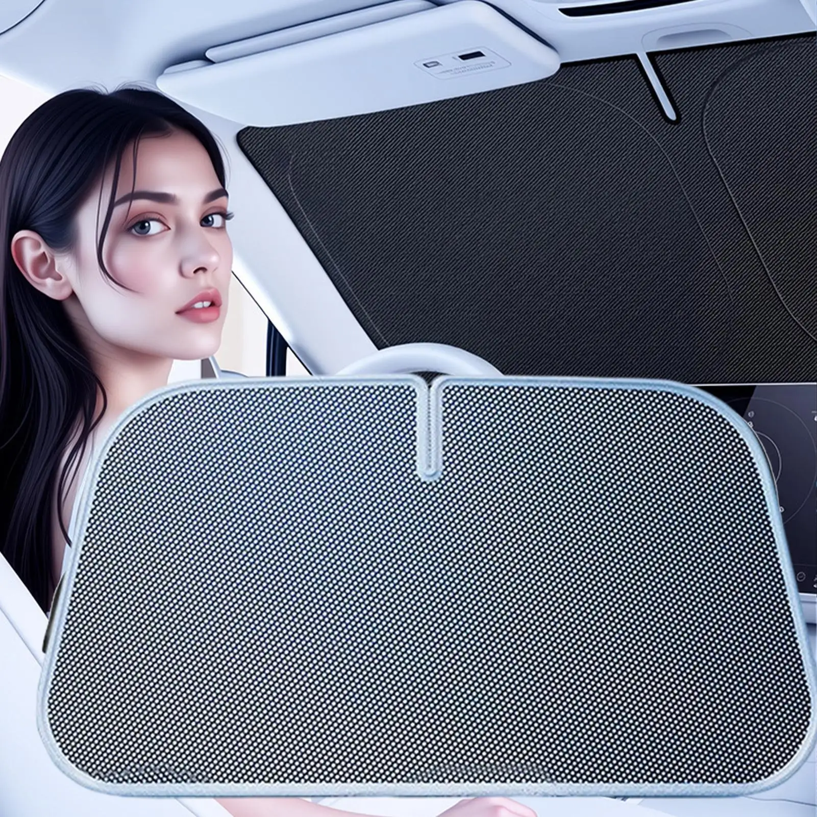 Car sunshade front visor car interior sun protection and heat insulation Cover Foldable Front Window Sunshade For Auto Truck SUV
Car sunshade front visor car interior sun protection and heat insulation Cover Foldable Front Window Sunshade For Auto Truck SUV
