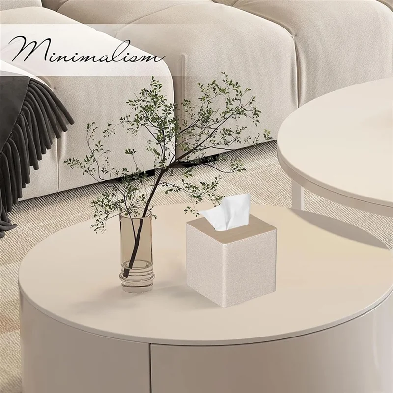 【Recommend】Tissue Box Cover Square PU Leather Facial Tissue Box Holder For Dresser Bathroom Decor
【Recommend】Tissue Box Cover Square PU Leather Facial Tissue Box Holder For Dresser Bathroom Decor