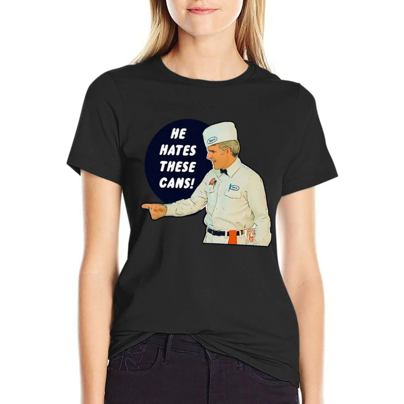 The Jerk - He Hates These Cans T-Shirt summer tops tees t-shirts for Women graphic tees
The Jerk - He Hates These Cans T-Shirt summer tops tees t-shirts for Women graphic tees