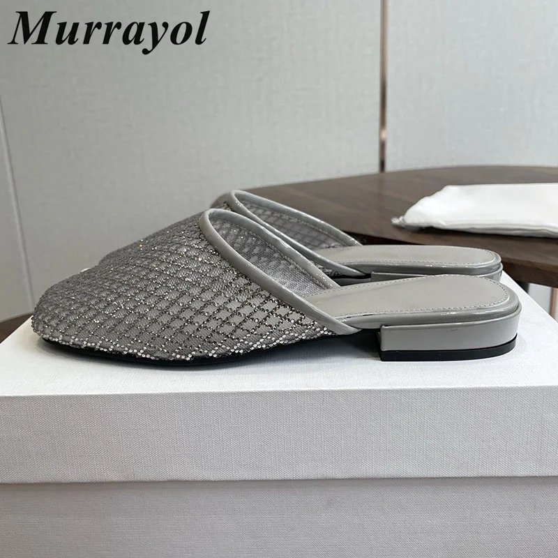 Lazy Mules Closed Toe Half Slipper Women Bling Crystal Decor Flat Bottom Spring Autumn Vacation Walking Shoes Zapatos De Mujer
Lazy Mules Closed Toe Half Slipper Women Bling Crystal Decor Flat Bottom Spring Autumn Vacation Walking Shoes Zapatos De Mujer