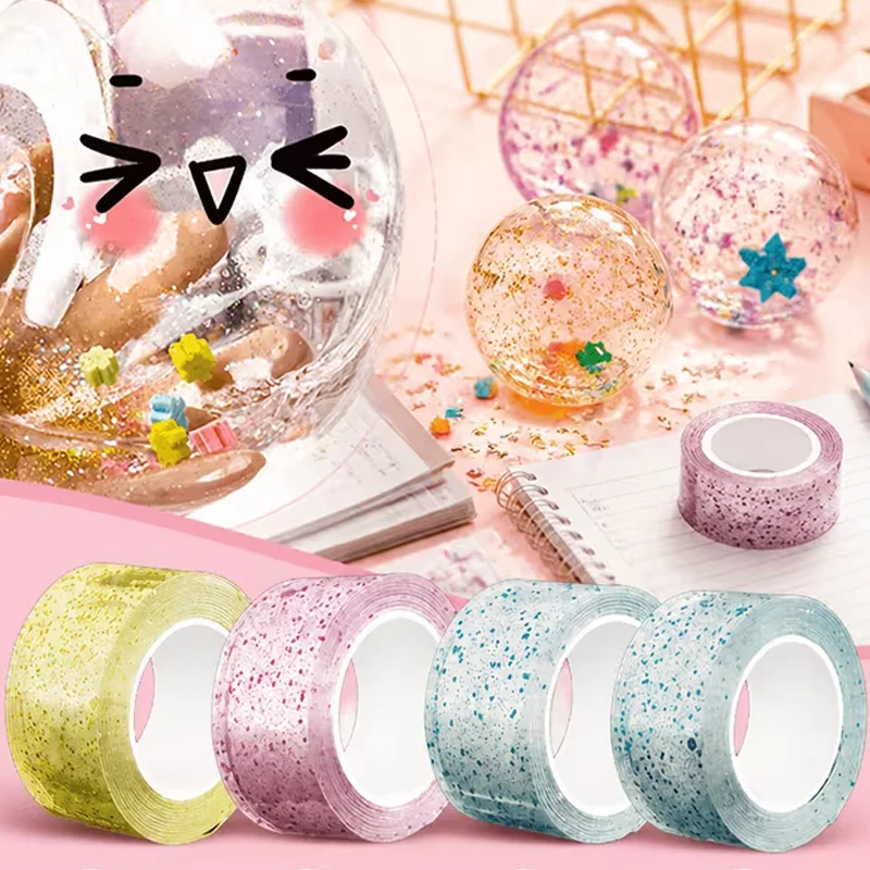 New Glitter Bubble Nano Tape Toy Set DIY Bubble Craft Kit with Double Sided Nano Tape Glitter Stickers for Kids
New Glitter Bubble Nano Tape Toy Set DIY Bubble Craft Kit with Double Sided Nano Tape Glitter Stickers for Kids
