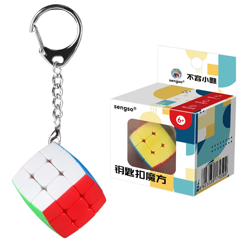SENGSO Magic Cube Creative 3x3cm Mini Bread Key chain Puzzle Backpack Pendant Children's Lovely Professional Educational toys
SENGSO Magic Cube Creative 3x3cm Mini Bread Key chain Puzzle Backpack Pendant Children's Lovely Professional Educational toys