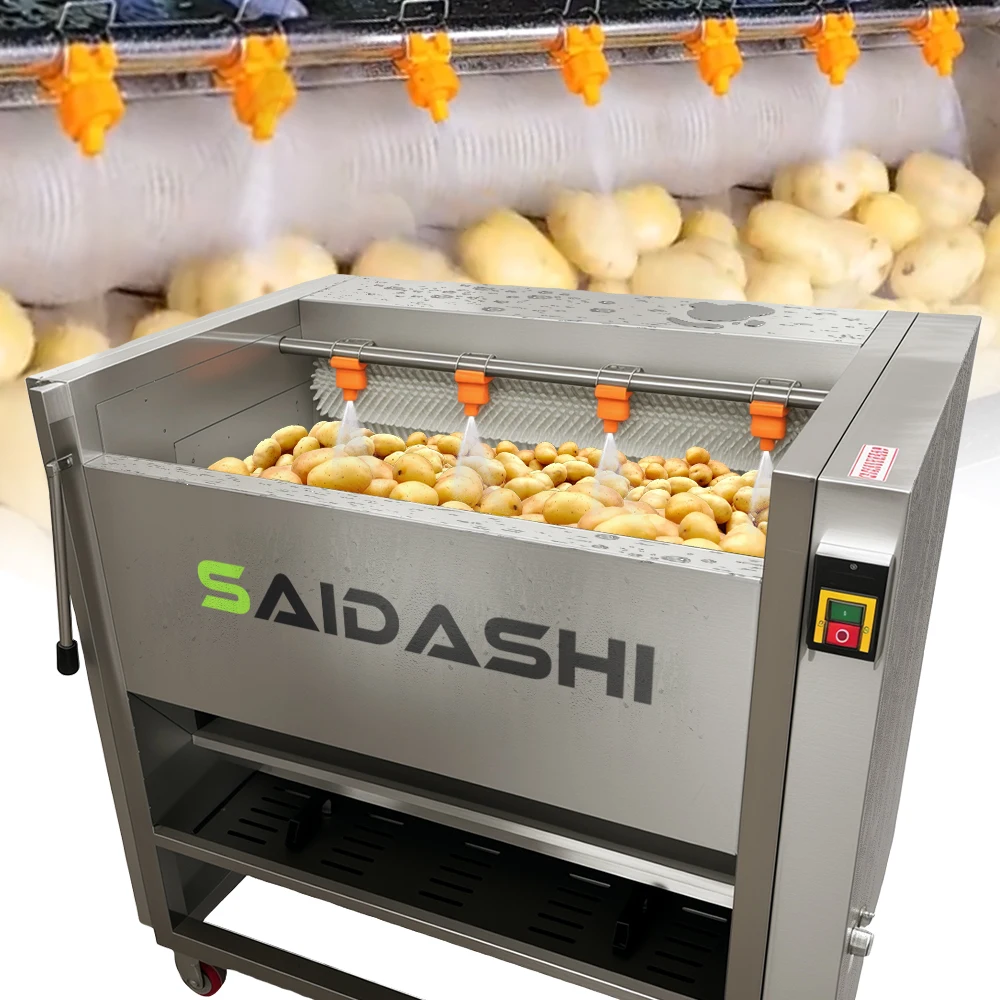 Buffet Seafood Market Garlic Vegetable Peeling Washer Brush Roller Food Grade High Capacity
Buffet Seafood Market Garlic Vegetable Peeling Washer Brush Roller Food Grade High Capacity