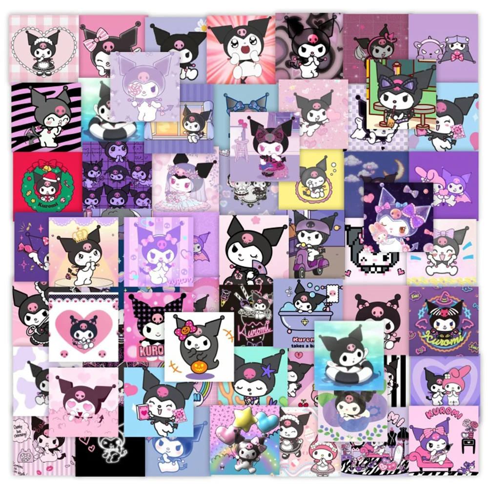 10/30/63pcs Kawaii Kuromi Stickers Anime Sanrio Cartoon PVC Sticker Decal for Cute Kids Toys DIY Phone Water Bottle Suitcase Car
10/30/63pcs Kawaii Kuromi Stickers Anime Sanrio Cartoon PVC Sticker Decal for Cute Kids Toys DIY Phone Water Bottle Suitcase Car