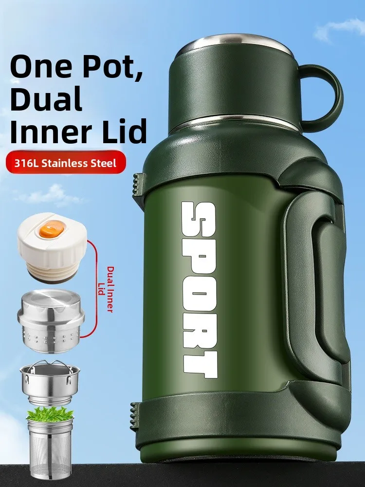 Qihu большая емкость из нержавеющей стали 36, изолированная бутылка для воды, уличная дорожная кастрюля для горячей воды, домашний сад
Qihu большая емкость из нержавеющей стали 36, изолированная бутылка для воды, уличная дорожная кастрюля для горячей воды, домашний сад