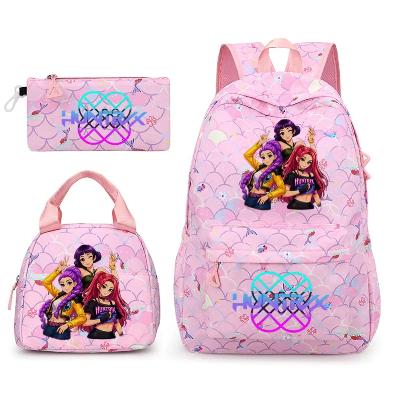 Lovely KPop Demon Hunt ers Printed Backpack Lunch Bag Pencil Case Set Student Schoolbag Pen Case Bento Pouch Suit Holiday Gift
Lovely KPop Demon Hunt ers Printed Backpack Lunch Bag Pencil Case Set Student Schoolbag Pen Case Bento Pouch Suit Holiday Gift