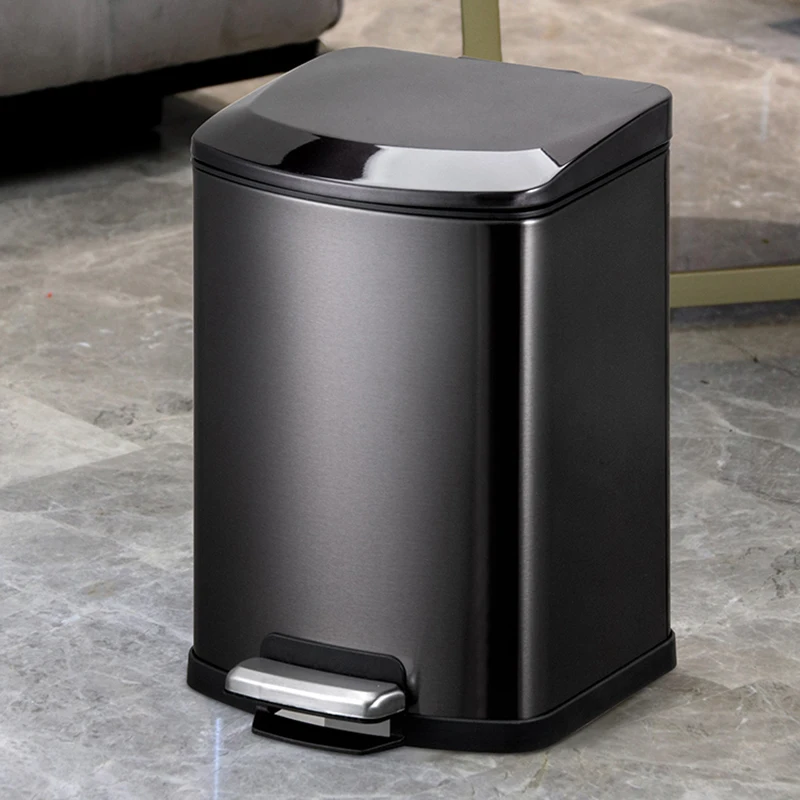 Stainless Steel Trash Can Living Room Kitchen Office Creative Trash Can Toilet Square Cubo Basura Office Accessories EB5LJT
Stainless Steel Trash Can Living Room Kitchen Office Creative Trash Can Toilet Square Cubo Basura Office Accessories EB5LJT