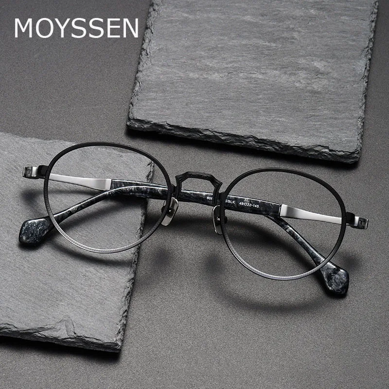 Japan High End Handmade Retro Oval Titanium Eyeglasses Frame Men Women Teenager Fashion Spectacles Can Customize Myopia Reading
Japan High End Handmade Retro Oval Titanium Eyeglasses Frame Men Women Teenager Fashion Spectacles Can Customize Myopia Reading