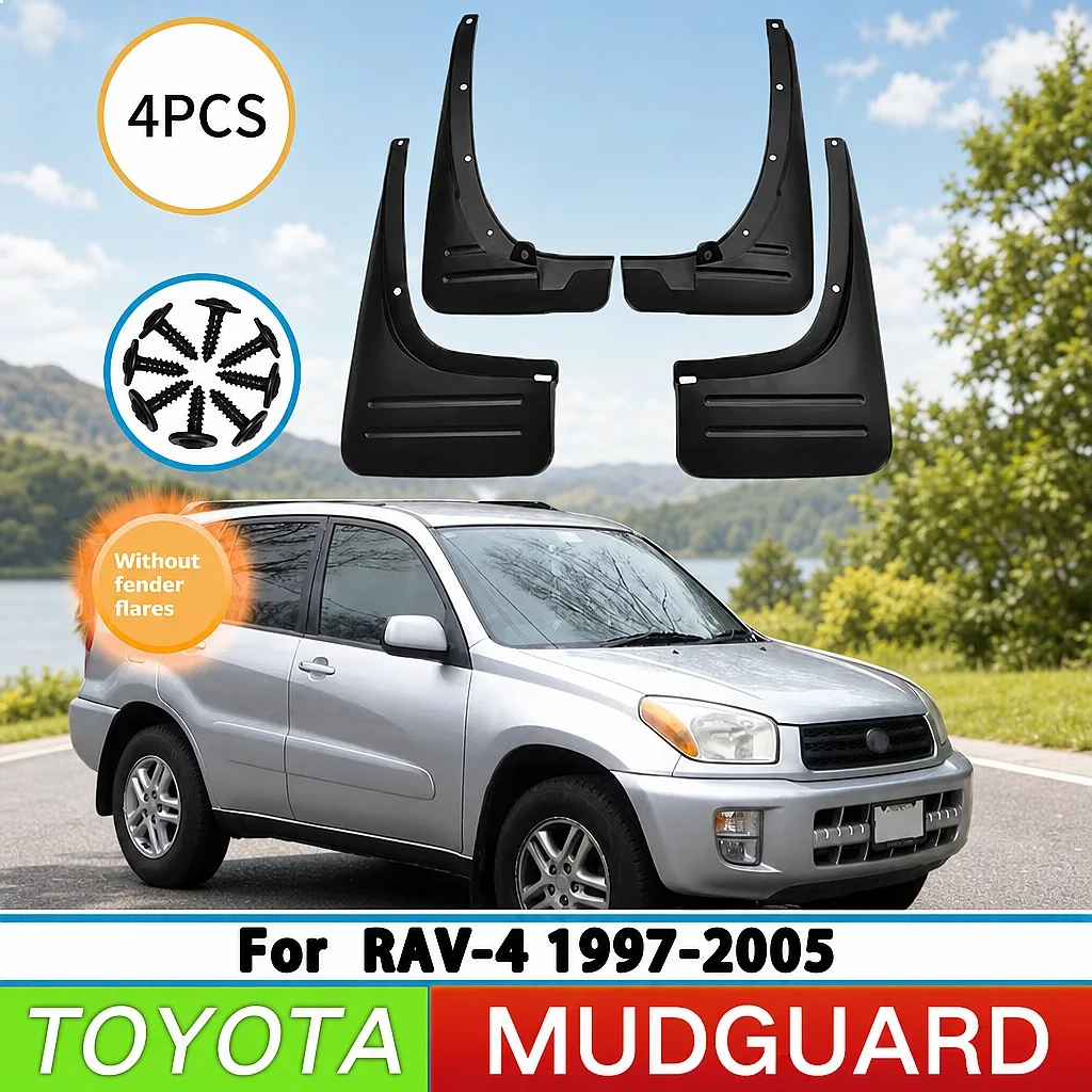 Suitable for 1997-2005 Toyota RAV4 No Wheel Arches Front Rear Mudguards Splash Guards
Suitable for 1997-2005 Toyota RAV4 No Wheel Arches Front Rear Mudguards Splash Guards