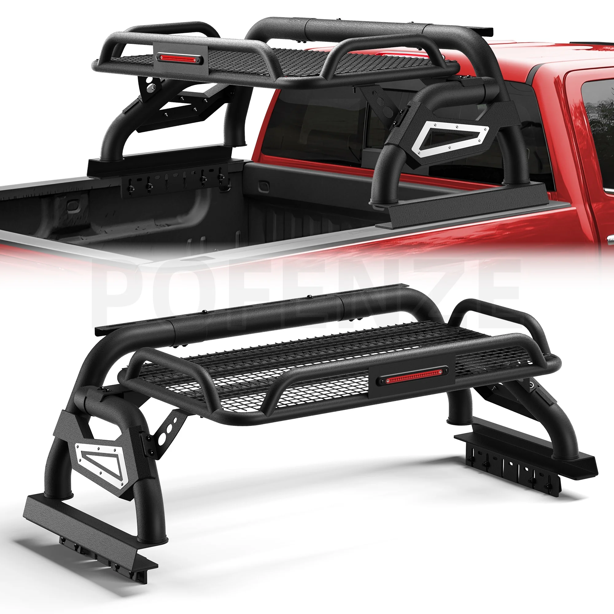 Roll Bar with Cargo Carrier Basket for Full Size Trucks Adjustable Chase Rack Sport Bar for Truck
Roll Bar with Cargo Carrier Basket for Full Size Trucks Adjustable Chase Rack Sport Bar for Truck